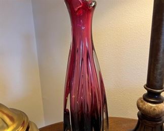 Glass vase