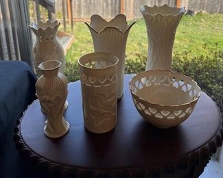 White and Gold Vases