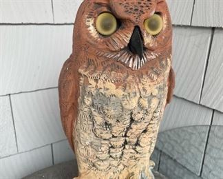 Outdoor Owl Decor