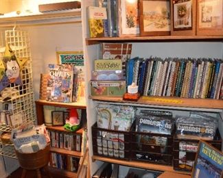 UPSTAIRS HOLIDAY ROOM (Crafting supplies/books) OVERVIEW