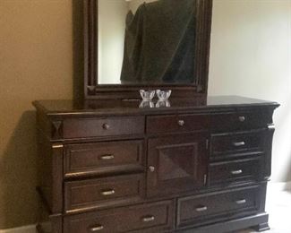 Mahogany Dresser and Mirror