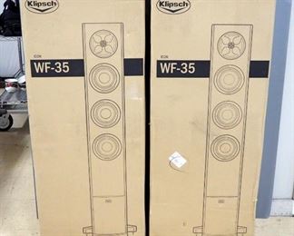Klipsch Tower Speakers Model WF-35, Qty 2, In Box