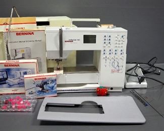 Bernina Virtuosa 153 Quilters Edition Sewing Machine, With Accessories And Instruction Manual, Powers On