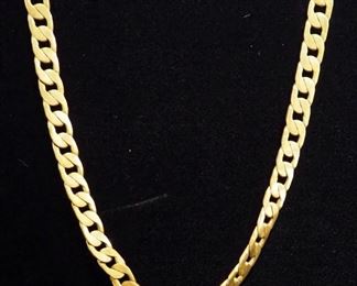 14K Gold Necklace, 20" Long, Approx 35.13 g Total Weight