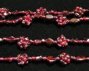 Beaded Necklaces, Believed To Be Garnet, Qty 2, 30" And 26" Long
