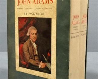 John Adams By Page Smith, 2 Vol Boxed Set, Published By Double Day