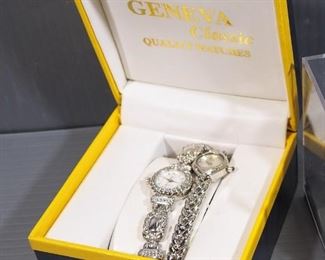 Women's Silver Toned Wristwatch Collection, Brands Include Geneva, Hamilton, Jules Jergensen, Elgin, Majestron, Seiko, And More, Approx Qty 17