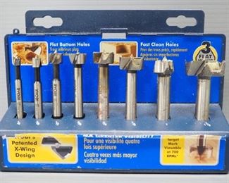 Ryobi 5-Piece Straight Router Bit Set And 8-Piece Forstner Bit Set