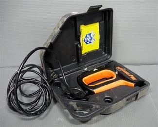 Powershot Pro Heavy Duty Electric Staple And Nail Gun, With Manual, In Hard Case