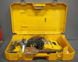 Wacker Magic Hammer Drill Mini-Jack Hammer, With Blades, Powers On, In Hard Case