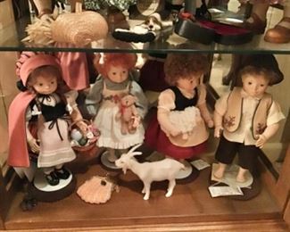 Erika Catellani: Little Red Riding Hood, Eva, Heidi and Peter w/ accessories 