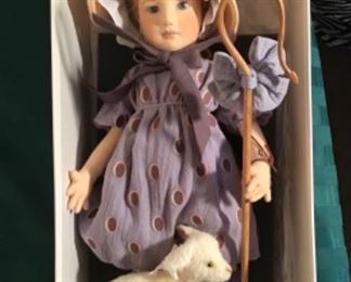 Little Bo Peep and Lamb by R. John Wright # 030/100 