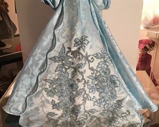 Hand Beaded Dress Detail