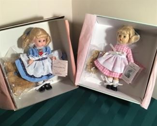 Madame Alexander Dolls in boxes 