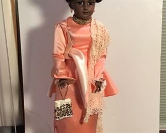 By Master Doll Maker Diana Van Wyngaarden approx. 23 1/2"