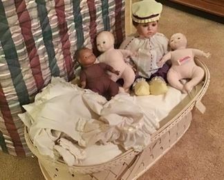 Handmade Bisque Baby Dolls by Diana Van Wyngaarden