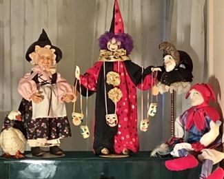 Mother Goose and Pip ( w/ hanging masks)  by Faith Wick  