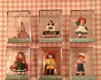 Mini Madame Alexander Figures in boxes