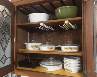 Assortment of Pyrex Serving Pieces