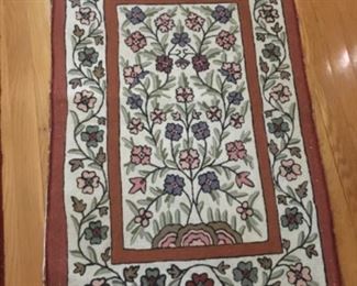 Small 2 x 4 Crewel Rug