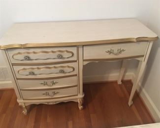 Mid-mod wood & laminate Desk (part 2 of 4 in set)