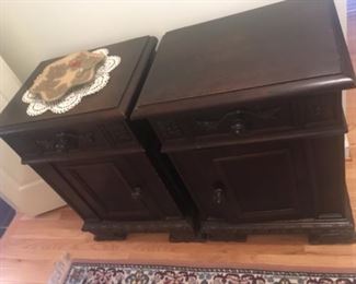 Pair of matching black Cabinets