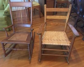 Pair of antique oak Rocking Chairs