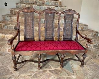 Triple Victorian Settee, c. 1880-90