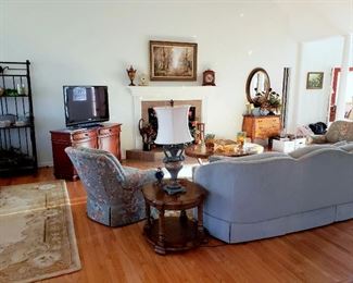 Living Room (most of the furniture is in our online auction)
