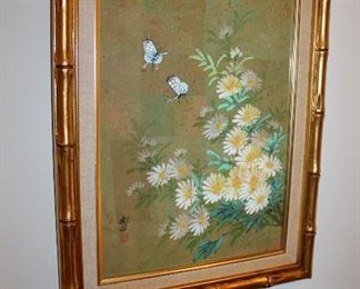 Pair of Asian artwork