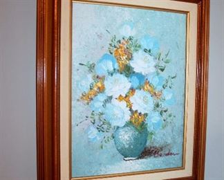 Small original painting - signed Beader