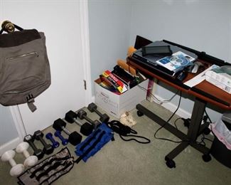 Weights, office items