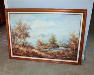 Large original painting - signed Duncan