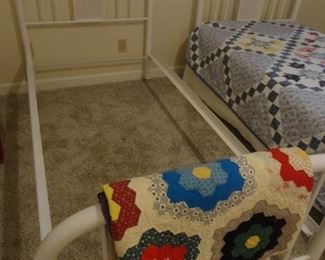 Vintage Twin Beds/ One has a brand new mattress