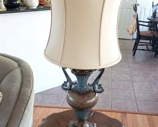 Lot 8 - Pair of Metal Table Lamps