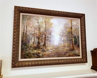 Lot 10 - Julius Polek Large Original Painting