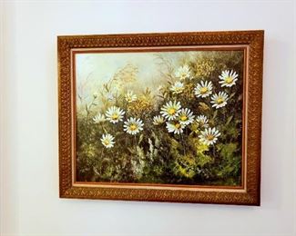 Lot 11 - Ruby Dayton Daisies Original Painting