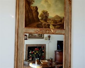 Lot 12 - Trumeau Style Mirror