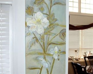 Lot 24 - "My Garden" Original Floral Painting - possibly by Nashville artist Carey Haynes