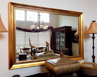 Lot 26 - Large Gold Mirror