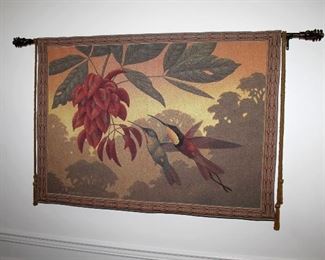 Lot 34 - Hummingbirds Wall Tapestry