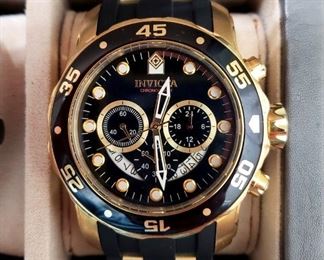 Lot 54 - Lot of Men's Watches + Fossil Leather Watch Box