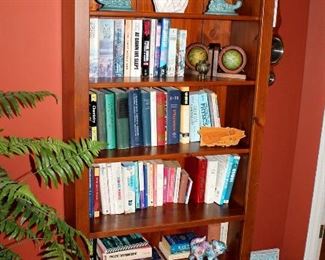 Lot 57 - Pair of Tall Wood Bookcases - Lot 1