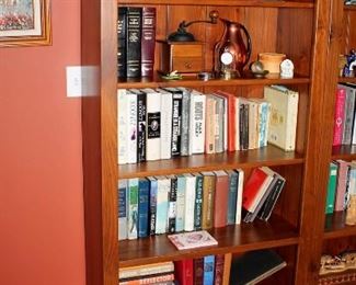 Lot 57 - Pair of Tall Wood Bookcases - Lot 1