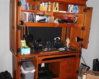 Lot 62 - Computer Armoire Desk