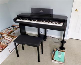 Lot 67 - Yamaha Clavinova CVP-55 Digital Piano
