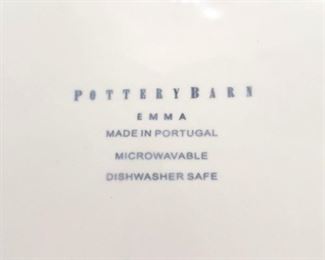 Lot 30 - Pottery Barn "Emma" Dishes - 77 pieces