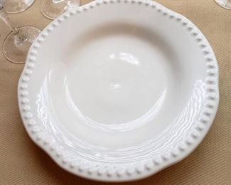 Lot 30 - Pottery Barn "Emma" Dishes - 77 pieces