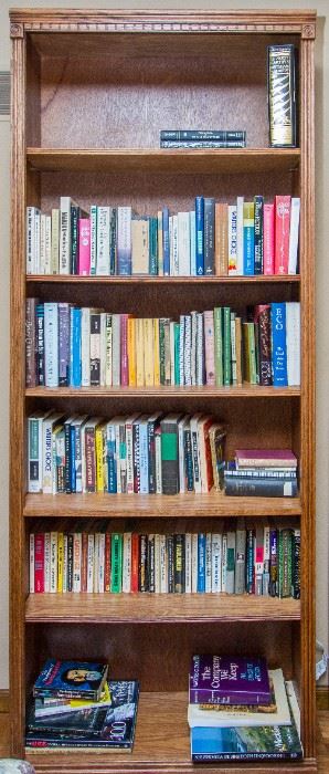 Custom Oak Bookshelves