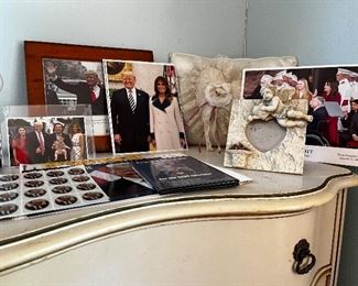 Trump pictures, calendars, books